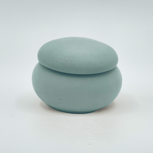 Green Concrete Tealight Candle Holder