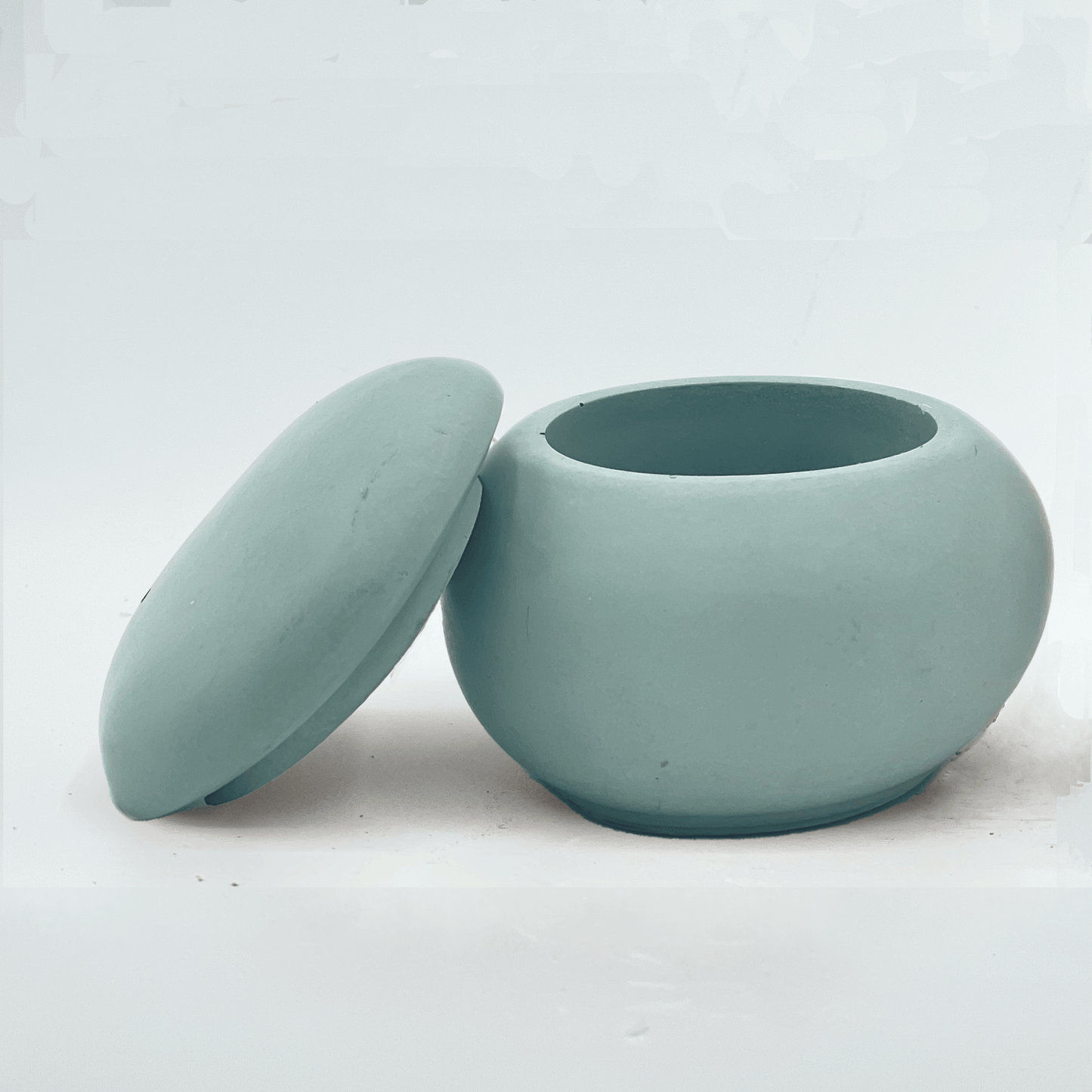 Green Concrete Tealight Candle Holder