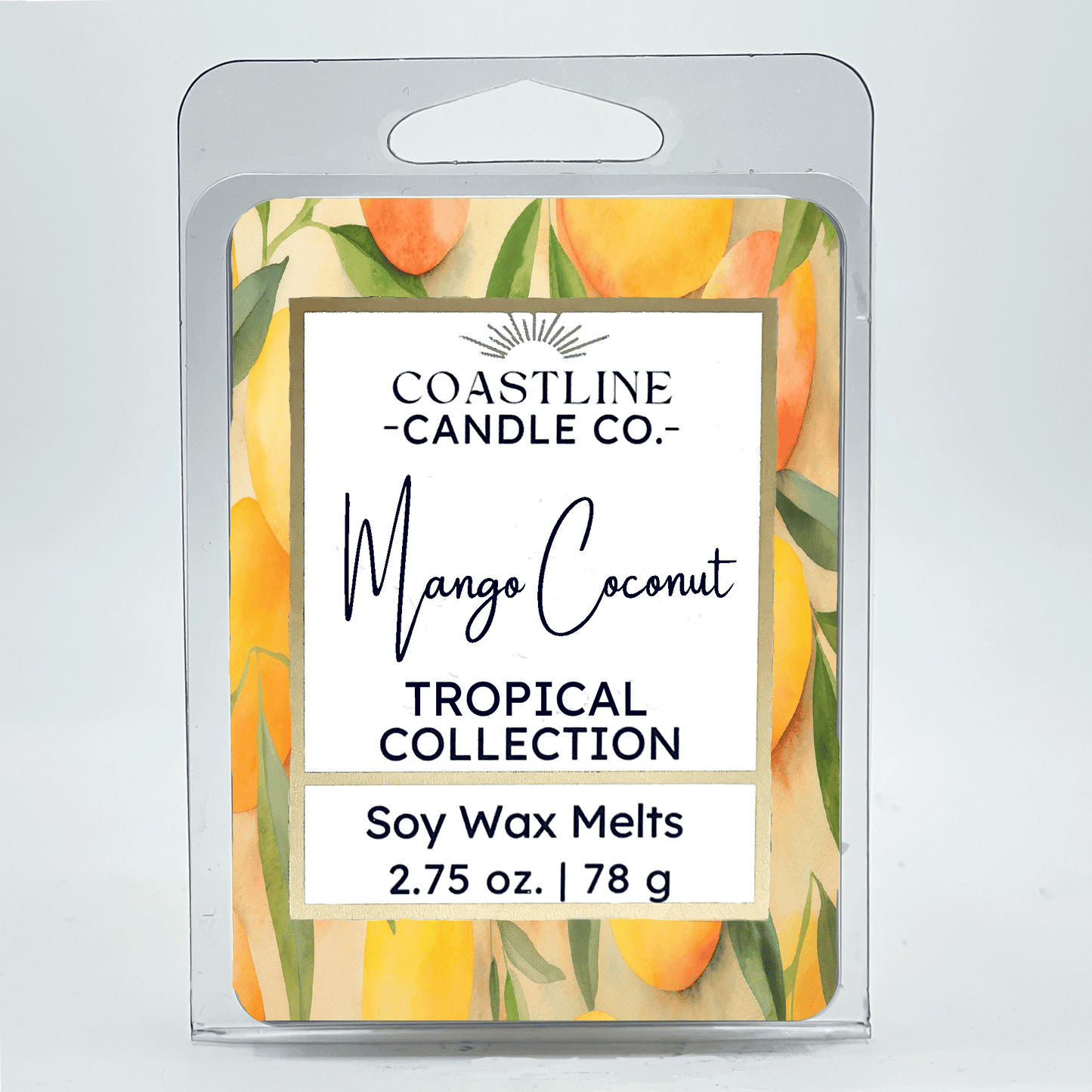 Mango Coconut Soy Wax Melts - Set of 6