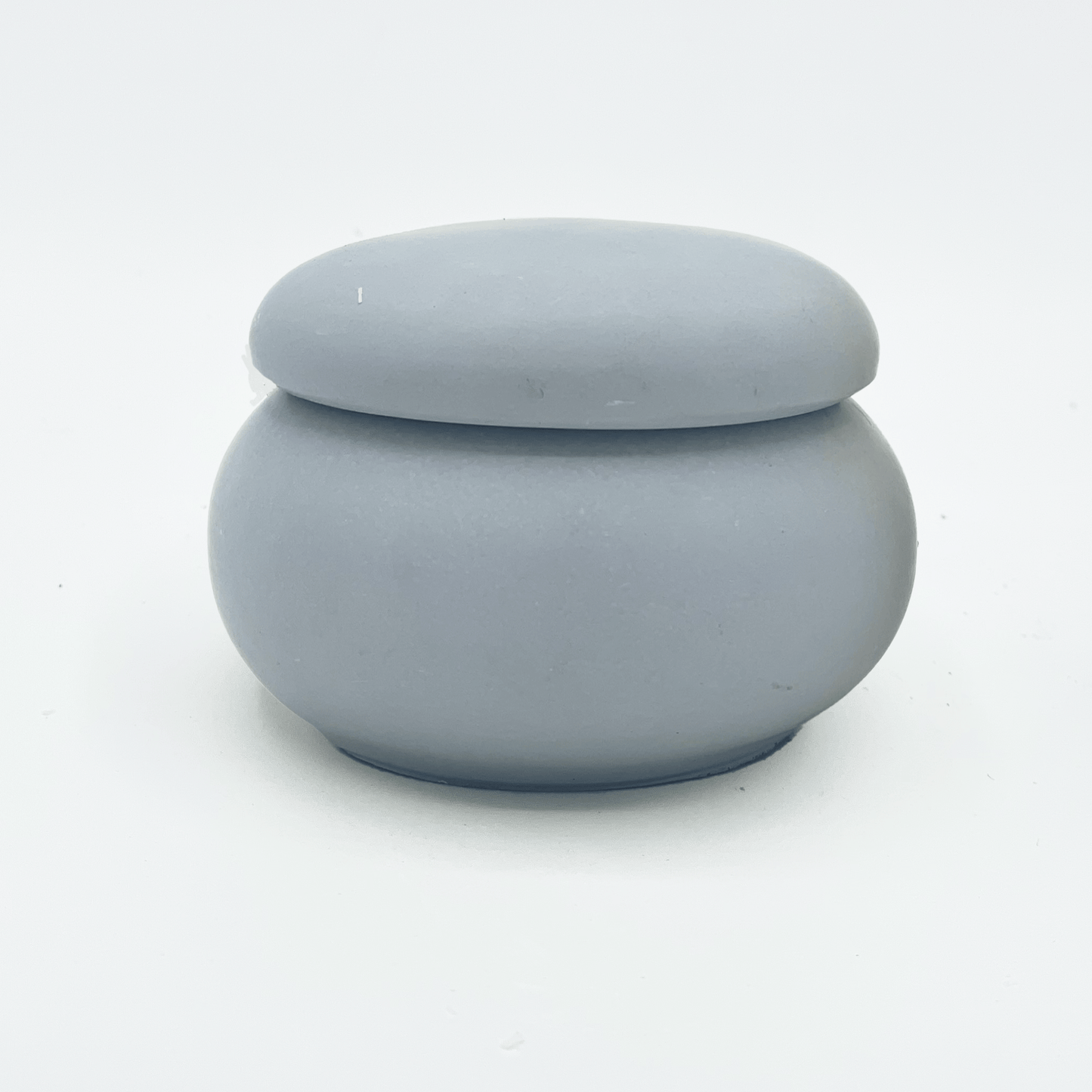 Light Blue Concrete Tealight Candle Holder